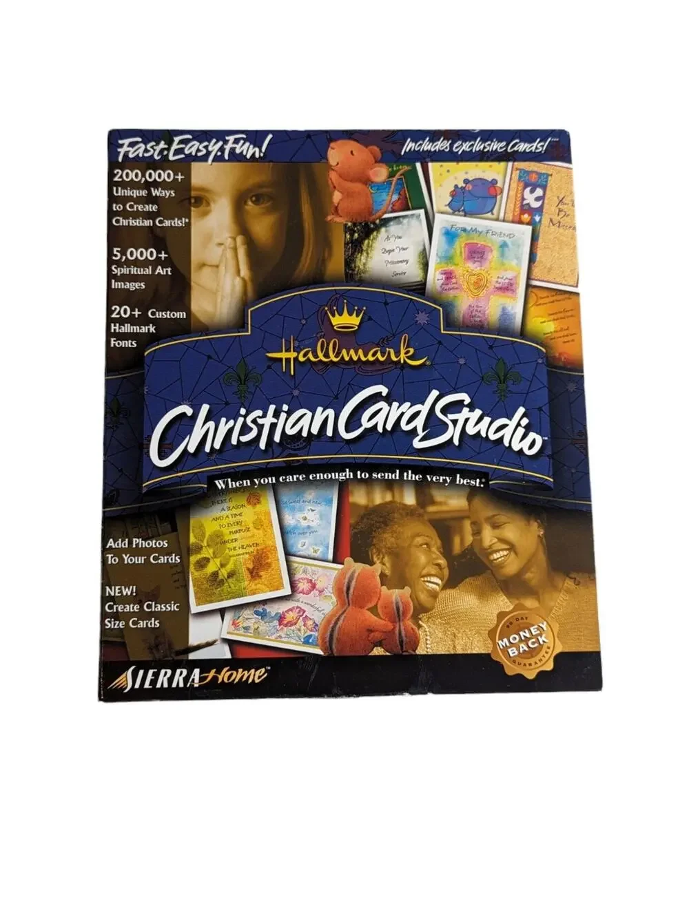 Sierra Home Hallmark Christian Card Studio Windows PC Big Box RARE New/Sealed